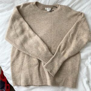 H&M Light Brown Crewneck Sweater